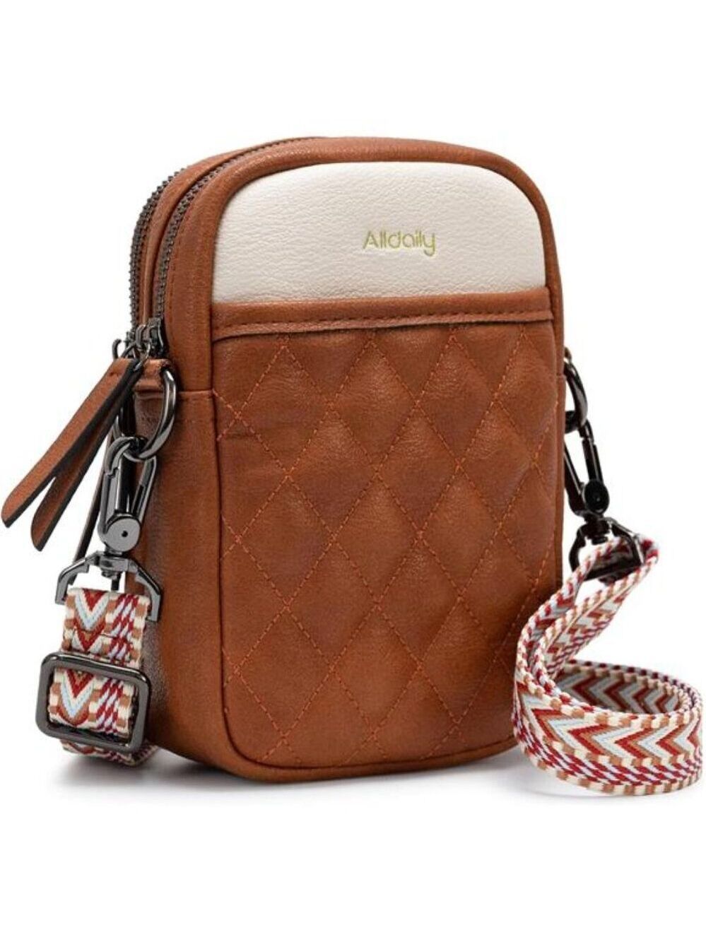 Small Crossbody Bag for Women Vegan Leather Purse Phone Wallet Card Slots